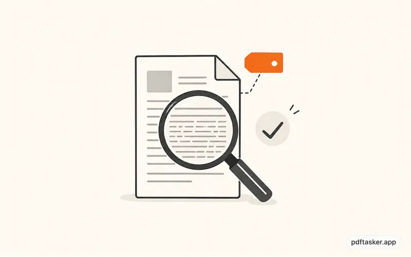 Revisión breve de compresión PDF con texto legible tamaño de archivo y canal de envío